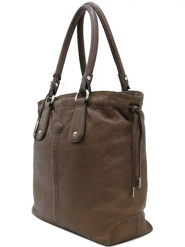 Brown leather shoulder bag - TOD'S - BALAAN 3