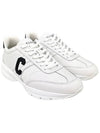 Runner CR02 Calfskin Lace-Up Low Top Sneakers White - CELINE - BALAAN 2