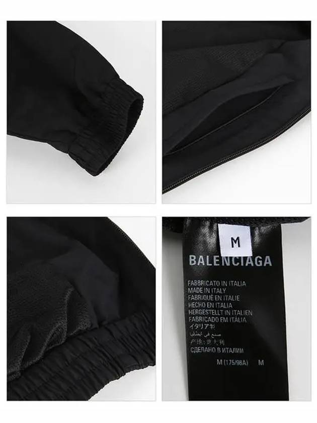 High Neck Two Way Track Jacket Black - BALENCIAGA - BALAAN 6