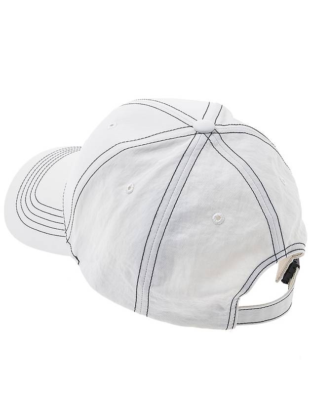 Stitch Logo Ball Cap White - Y-3 - BALAAN 4