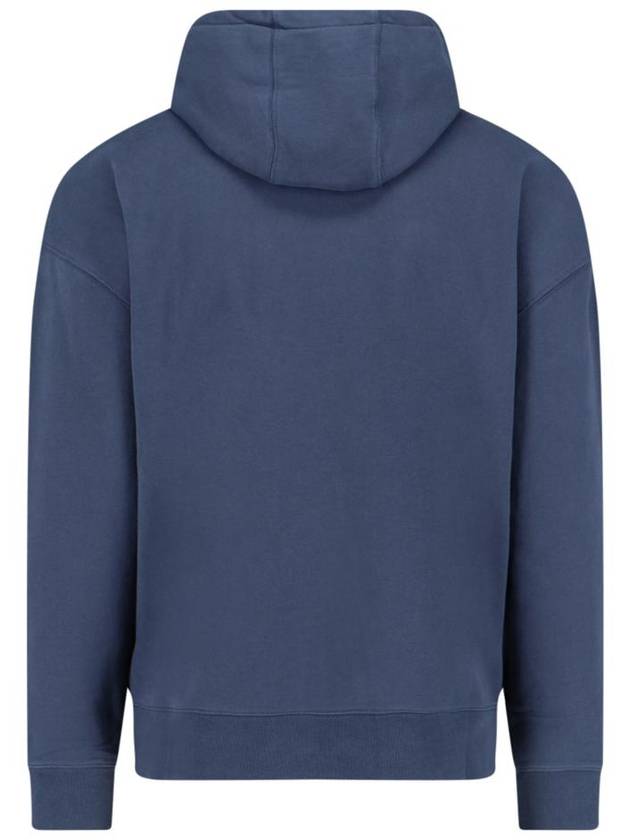 Handwriting Oversized Hoodie Navy - MAISON KITSUNE - BALAAN 3