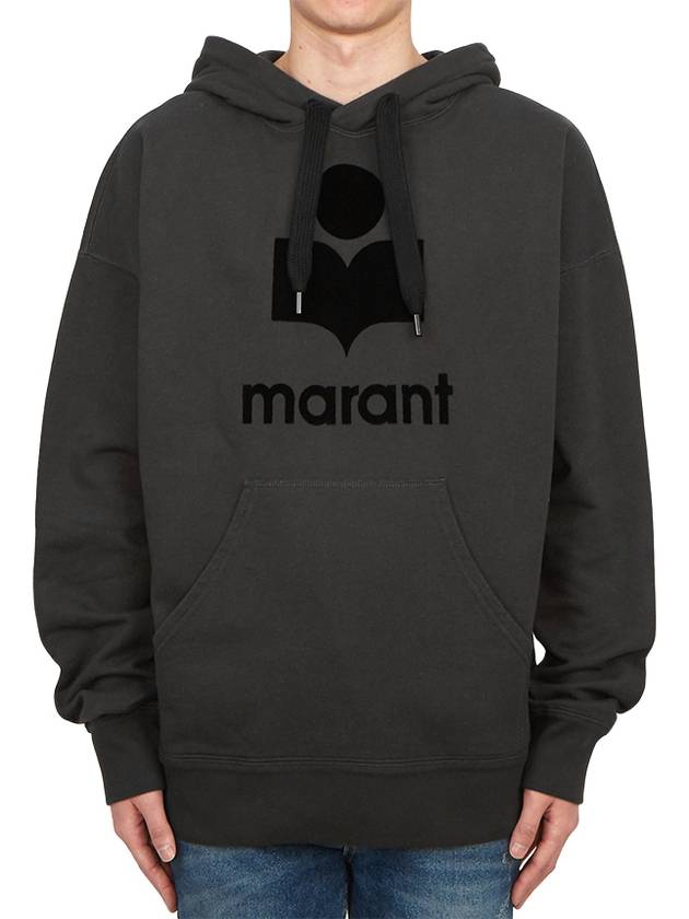 Miley Logo Hoodie Faded Black - ISABEL MARANT - BALAAN 2