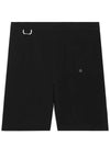 Logo Print Nylon Swimming Shorts Black - CELINE - BALAAN 4