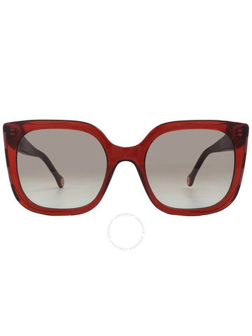 Carolina Herrera Brown Cat Eye Ladies Sunglasses HER 0128/S 0C8C/HA 54 - CAROLINA HERRERA - BALAAN 1