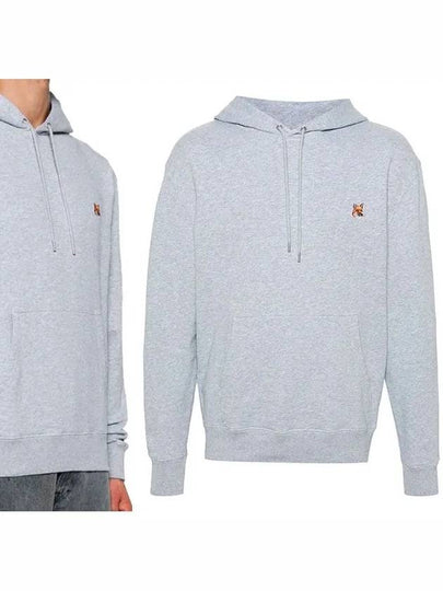 Fox Head Patch Regular Hoodie Grey - MAISON KITSUNE - BALAAN 2