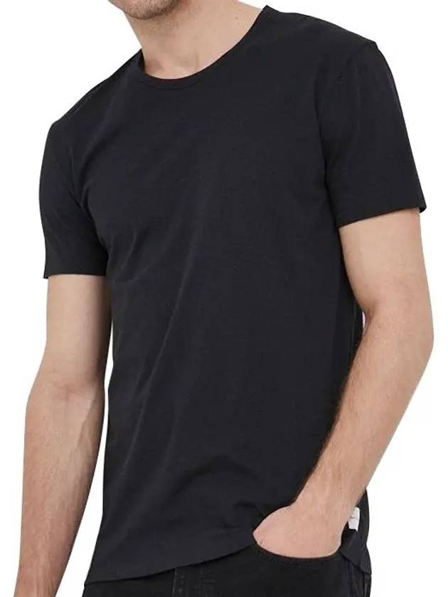 Logo Crew Neck Short Sleeve T-Shirt Black - PAUL SMITH - BALAAN 2