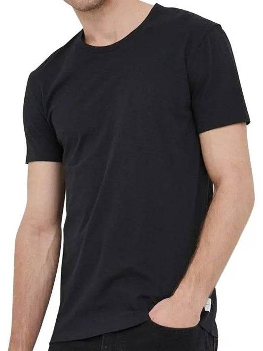Logo Crew Neck Short Sleeve T-Shirt Black - PAUL SMITH - BALAAN.
