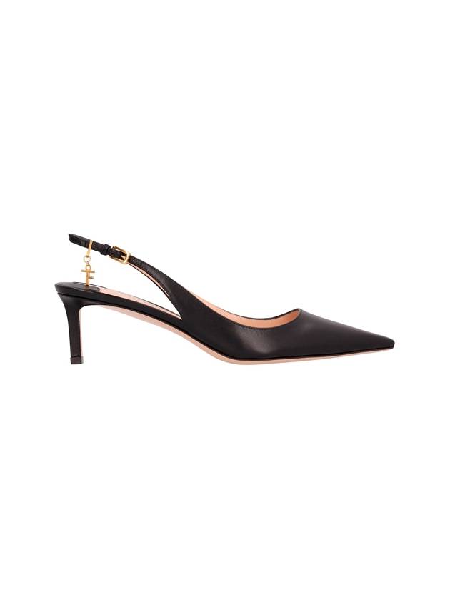 Logo Charm Slingback Pumps W3393LKD002X - TOM FORD - BALAAN 2