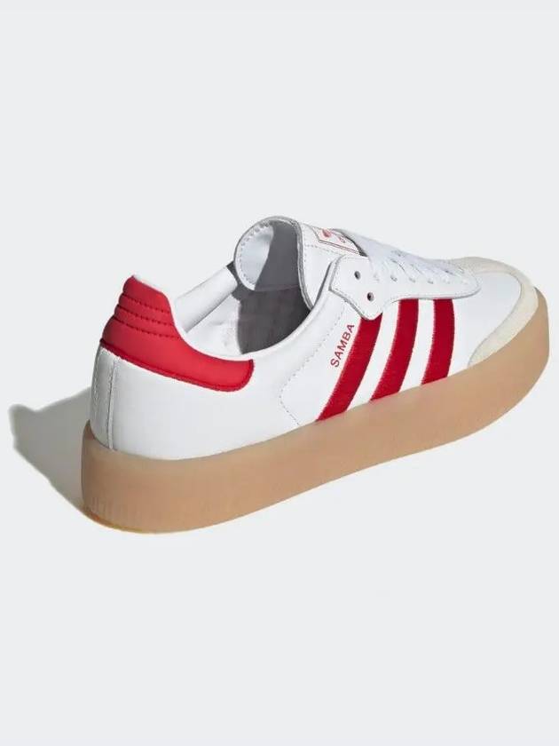 Originals Sambae Low Top Sneakers Red White - ADIDAS - BALAAN 4