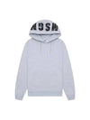 Logo Print Cotton Hoodie Grey - MSGM - BALAAN 1