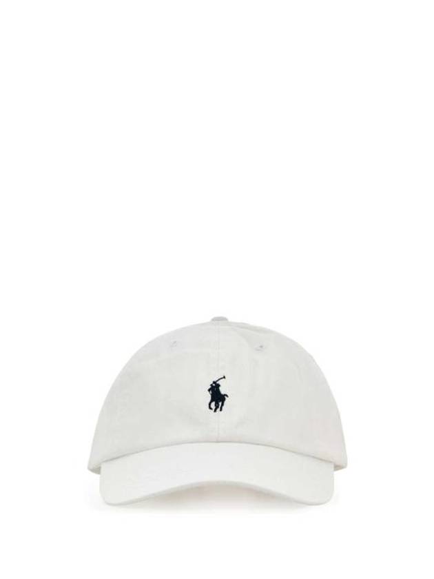 Embroidery Pony Logo Ball Cap White - POLO RALPH LAUREN - BALAAN 2