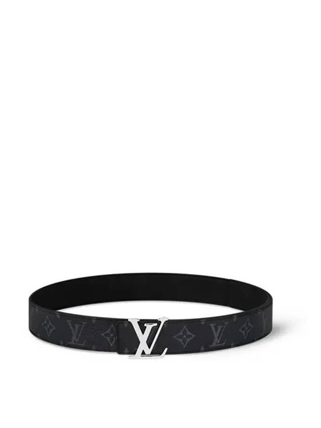 LV Initiales 35MM Reversible Leather Belt Black - LOUIS VUITTON - BALAAN 3