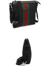 Stripe Messenger Bag Black - GUCCI - BALAAN 3