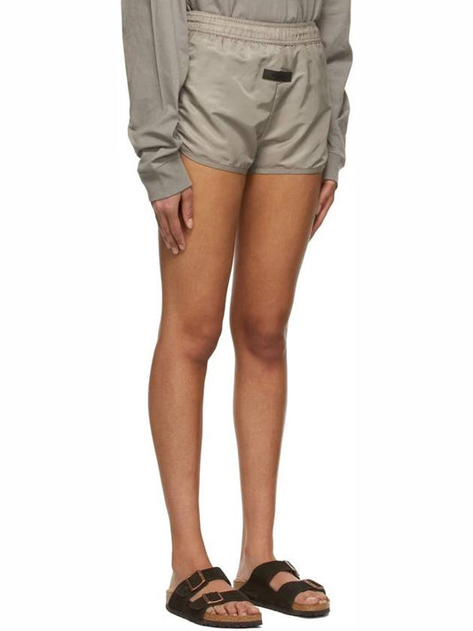 Essential Fear of God Running Shorts 160BT213111FW DESERT TAUPE WOMENS XS - FEAR OF GOD - BALAAN 2