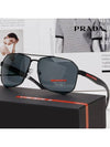 Eyewear Linearosa Steel Sunglasses Grey - PRADA - BALAAN 3