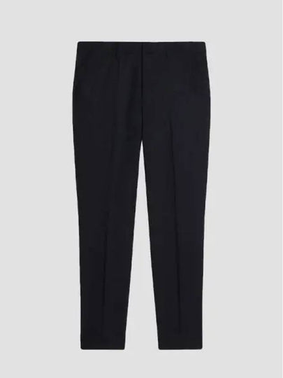 Virgin Wool Chino Straight Pants Black - AMI - BALAAN 2