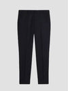 Virgin Wool Chino Straight Pants Black - AMI - BALAAN 2