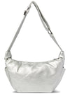 ECO LEATHER HOBO CROSS BAG SILVER - THE GREEN LAB - BALAAN 6