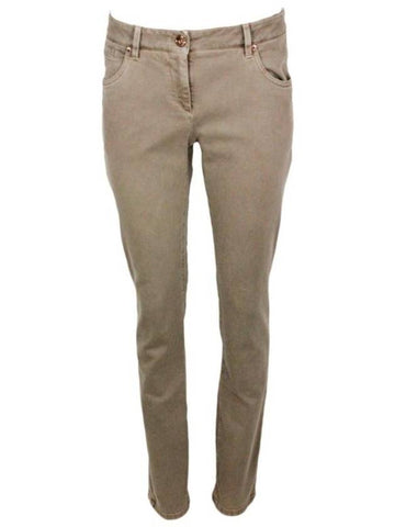 Short Pants MH137P5495 C8670 BEIGE - BRUNELLO CUCINELLI - BALAAN 1