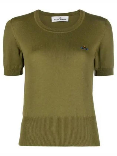 Bea Knit Top Khaki - VIVIENNE WESTWOOD - BALAAN 2