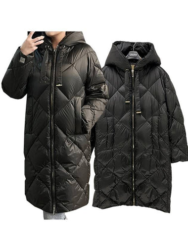 The Cube TREFE down padded coat dark gray 078 - MAX MARA - BALAAN 1