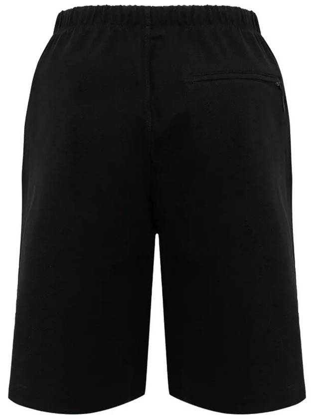 Classic Logo Pique Shorts Black - Y-3 - BALAAN 4