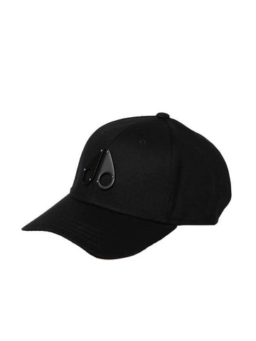 Metal Logo Icon Ball Cap Black - MOOSE KNUCKLES - BALAAN 1