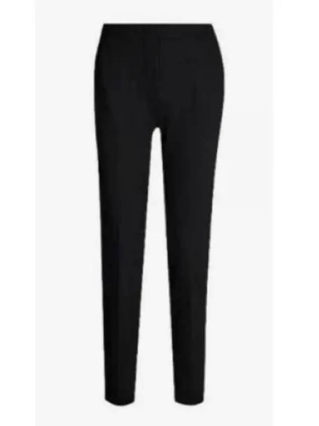 Pegno Crop Rayon Viscose Slacks Black - MAX MARA - BALAAN 2