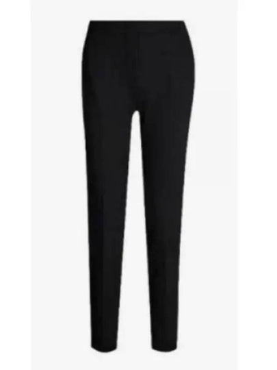 Pegno Crop Rayon Viscose Slacks Black - MAX MARA - BALAAN 2