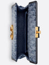 30 Montaine East West Chain Denim Cross Bag Blue - DIOR - BALAAN 6