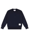 Center Back RWB Stripe Classic Loopback Crewneck Sweatshirt Navy - THOM BROWNE - BALAAN 2