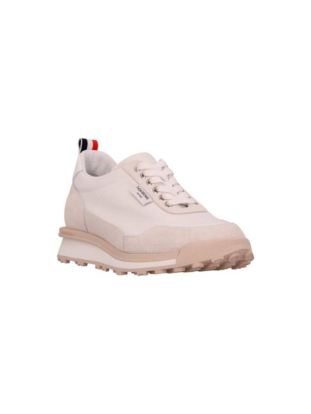 Alumni Eco Nylon Sneaker Tonal White Fun Mix - THOM BROWNE - BALAAN 3