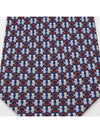 Bear Logo Print Silk Tie Navy - SALVATORE FERRAGAMO - BALAAN 2