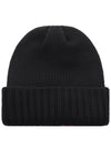 Men s Grenoble Logo Wool Beanie 3B00012 M1131 999 24F - MONCLER - BALAAN 5