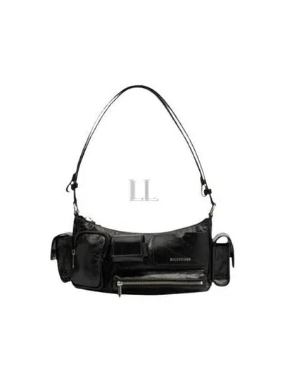 Superbusy Leather Shoulder Bag Black - BALENCIAGA - BALAAN 2