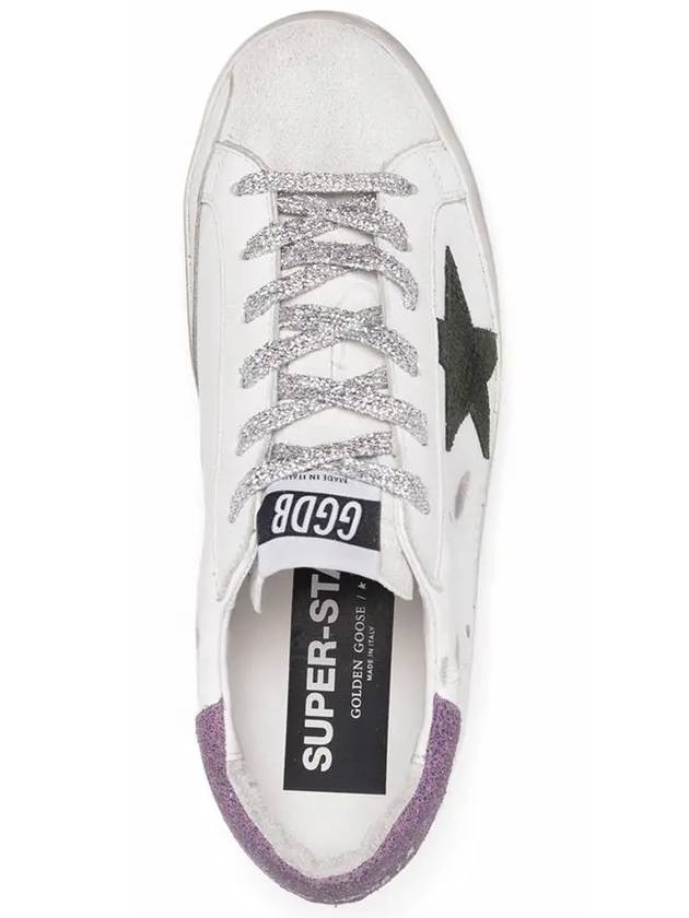 Women's Purple Tab Superstar Sneakers White - GOLDEN GOOSE - BALAAN 5