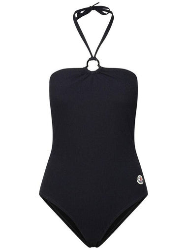 Moncler Black Polyamide Blend One-Piece Swimsuit - MONCLER - BALAAN 1