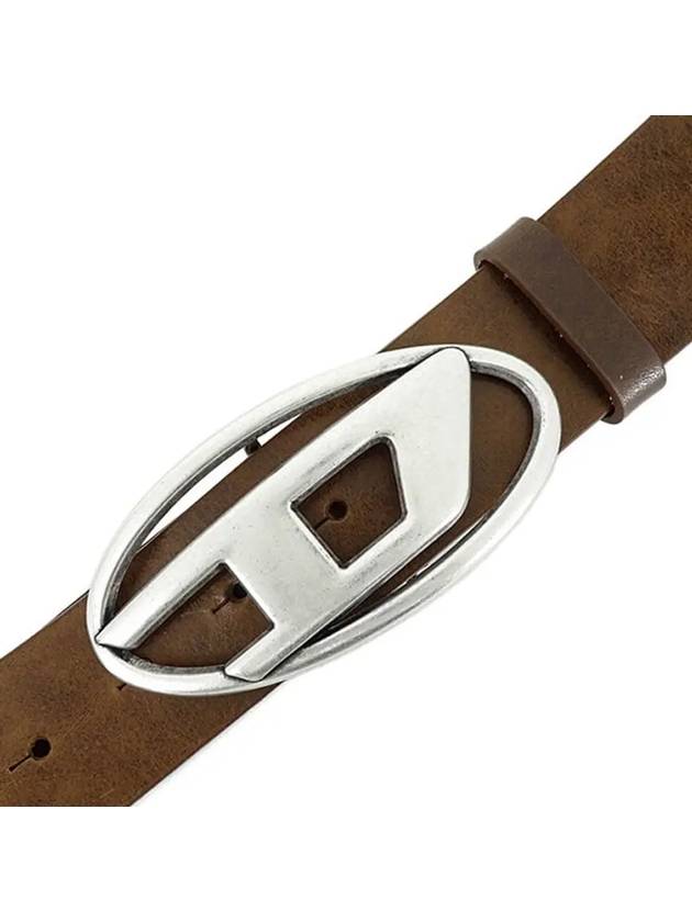 1DR D Buckle Leather Belt Brown - DIESEL - BALAAN 4