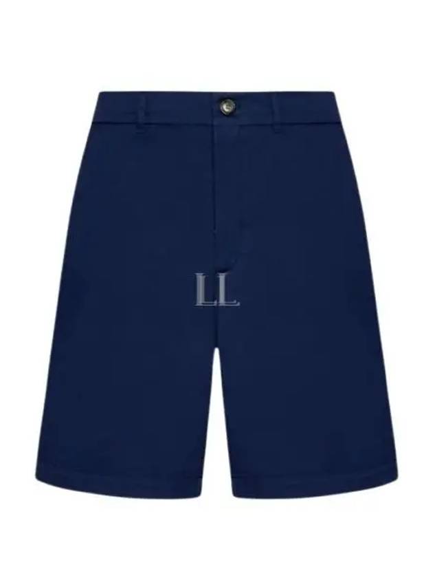 Mid-Rise Chino Shorts Blue Prussia - BRUNELLO CUCINELLI - BALAAN 2