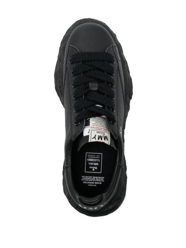 Charles OG Sole Leather Low-Top Sneakers Black - MAISON MIHARA YASUHIRO - BALAAN 5