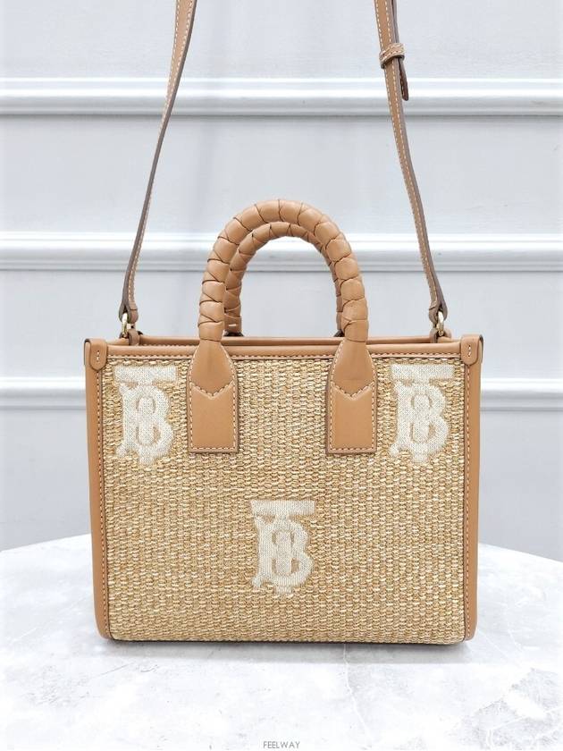 Lux You TB logo mini Freya tote bag - BURBERRY - BALAAN 1