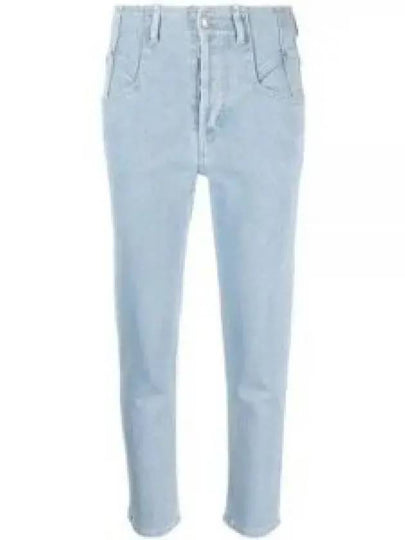 Niliane Slim Denim Jeans Light Blue - ISABEL MARANT - BALAAN 2