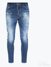 Long Crotch Cotton Jeans Blue - DSQUARED2 - BALAAN 2