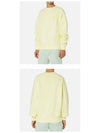 Heart Logo Overfit Sweatshirt Yellow - AMI - BALAAN 6