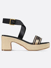 Dway Sandal Heels Black - DIOR - BALAAN 3