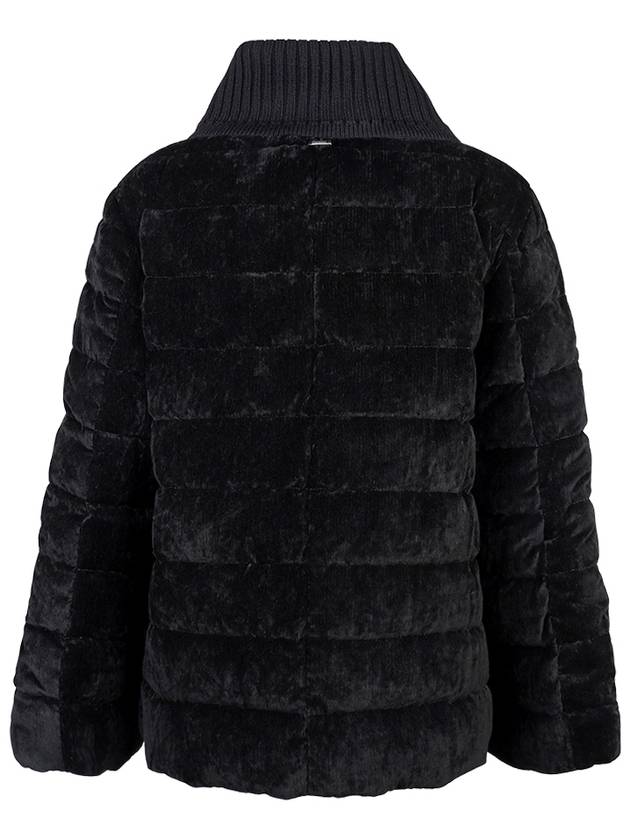 Dusty Velvet Resort Cape Black - HERNO - BALAAN 3