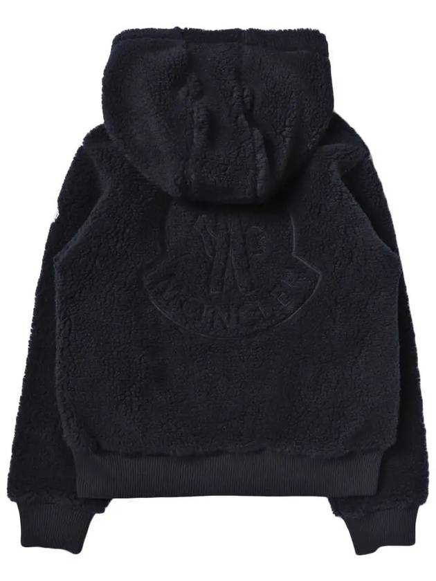 Kids Teddy Hooded Zip Up Navy 8G000 08 89A3X 778 - MONCLER - BALAAN 3