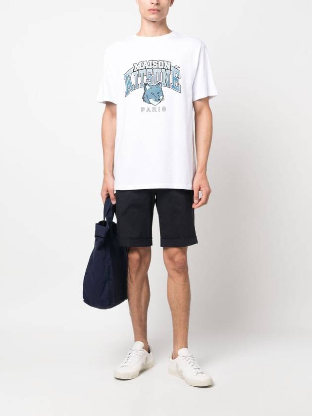 Campus Fox Relaxed Short Sleeve T-Shirt White - MAISON KITSUNE - BALAAN 3