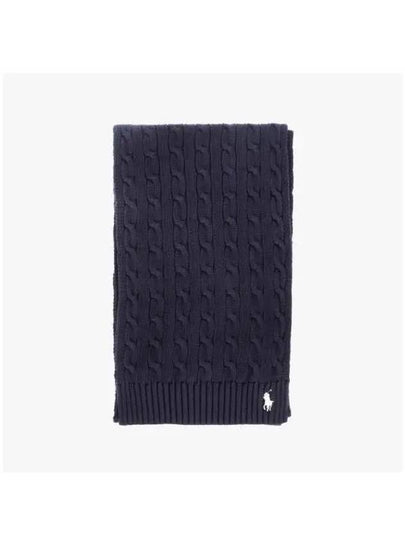 WC0525 411 Pony Cable Knit Muffler - POLO RALPH LAUREN - BALAAN 2