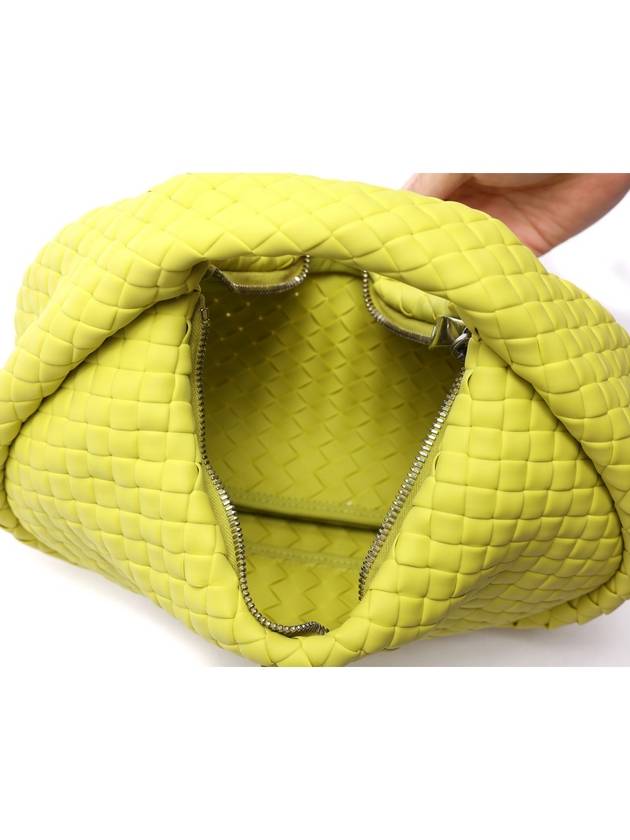 Jodie Intrecciato Mini Hobo Tote Bag Kiwi - BOTTEGA VENETA - BALAAN 7